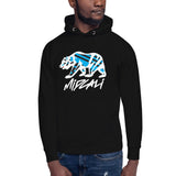 Midcali Blue Bear Hoodie - Black
