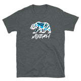 Midcali Blue Bear Softstyle T-Shirt - Grey