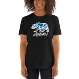 Midcali Blue Bear Softstyle T-Shirt - Black