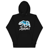 Midcali Blue Bear Hoodie - Black