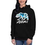 Midcali Blue Bear Hoodie - Black