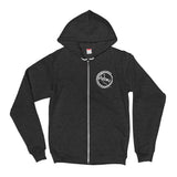 Midcali Logo Zip Up Hoodie - Dark Heather Grey