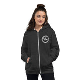 Midcali Logo Zip Up Hoodie - Dark Heather Grey