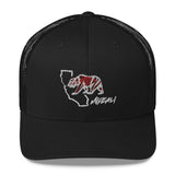 Midcali Red Bear Trucker Hat
