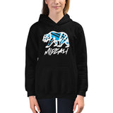 Midcali Blue Bear Kids Hoodie - Black