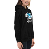 Midcali Blue Bear Kids Hoodie - Black
